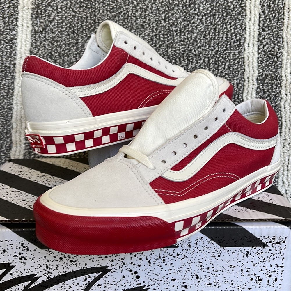 Vans Og Old Skool Lx Bumper Cars Marshmallow MENS - Picture 9 of 16